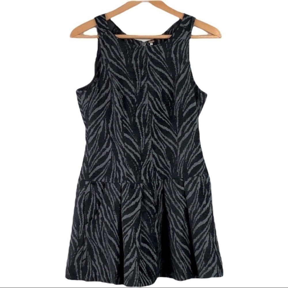 Free People - Chenille Zebra Drop Waist Dress - 2